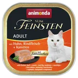 Animonda Vom Feinsten Adult mit Huhn, Rind + Karotten 64 x 100 g
