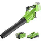 Greenworks Akku-Laubbläser inkl. 1 x 2,0 Ah