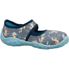 superfit Hausschuh Einhorn Blau 30