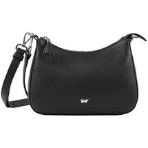 Braun Büffel Hanna Mini Reißverschlusstasche, schwarz