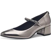 TAMARIS Damen Pumps Blockabsatz Vegan; Pewter, EU 38