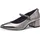 TAMARIS Damen Pumps Blockabsatz Vegan; Pewter, EU 38