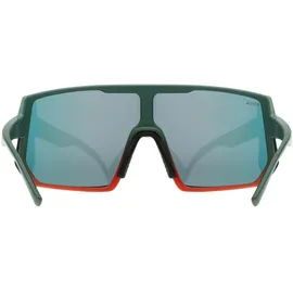 Uvex Sportstyle 235 moss grapefruit mat mirror red