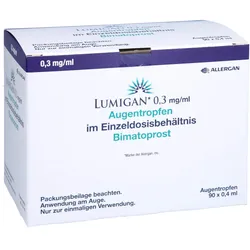 LUMIGAN 0,3 mg/ml Augentropfen im Einzeldosisbeh. 90X0,4 ml