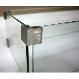 ELEMENTI Feuerschutz Glasumrandung transparent 32 x 11 x 50 cm