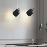 Nordlux Angle 1-flg. Ø 20,6 cm geschwungen schwarz