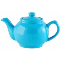 Price & Kensington Price & Kensington, 2 Tassen Teekanne, Steingut, blau, glänzend
