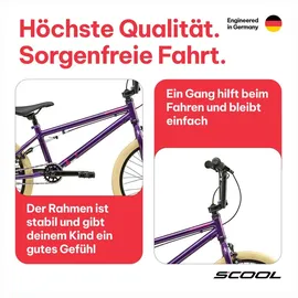 S'COOL XtriX 20 Zoll RH 25 cm grau/orange