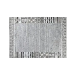 THEKO Wollteppich  Royal Natur , grau , Wolle , Maße (cm): B: 190 H: 1,4