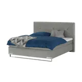 Musterring Boxspringbett Standardversion Dubai , grau , Maße (cm): B: 177 H: 124