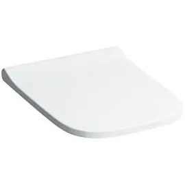 Geberit Smyle Square WC-Sitz 500687011 weiss, mit Absenkautomatik, Scharniere chrom