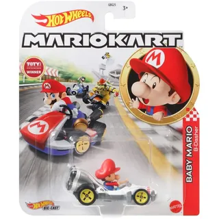 Die Cast Hot Wheels Mario Kart Charaktere und Karts als 1:64 Cars