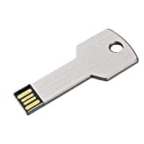 USB-Stick aus Metall 32 64 GB 128 GB externer Speicher wasserdicht PC LAPTOP NOTEBOOC Auto A002 (32GB, Weiß)