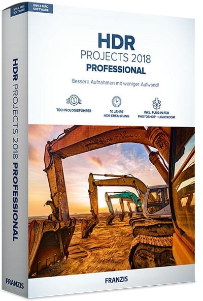 Franzis HDR proyectos 2018 Professional