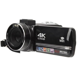 ciciglow Digitalkamera, 4K 56MP 16X Zoom WiFi Digitalvideokamera mit 3 Zoll 270° IPS Rotations-Touchscreen, Reise-Webcam