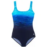 LASCANA Badeanzug 48C Blau