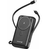 Swissten Charger 20000 mAh, 22.50 W, 22.50 Wh), Powerbank, Schwarz