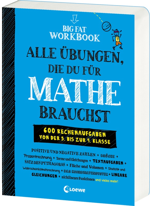 Big Fat Workbook - Alle Übungen, Die Du Für Mathe Brauchst, Kartoniert (TB)