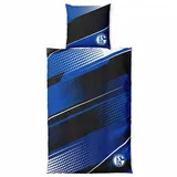 FC Schalke 04 Bettwäsche 2023 schwarz/blau 80