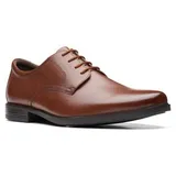 CLARKS Howard Walk Schuhe Dark Tan Lea 40