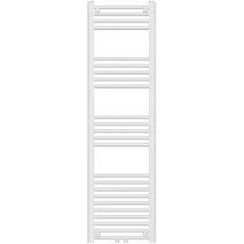 neu.haus Handtuchheizkörper Voss 1400 x 400 mm 485 W weiß Mittelventil