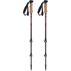 Wanderstock Alpinus Monte Rosa dunkelblau|dunkelblau|gold No Size