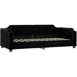 vidaXL Tagesbett 90 x 190 cm Schwarz