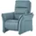 Hukla Sessel Corina Leder 92 x 112 x 90 cm Blau elektrisch