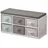 KESPER Kindersitzbank 68 x 29,5 x 33 cm Holzwerkstoff weiß grau-türkis