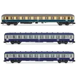 Arnolds & Sons 3-tlg. Set Reisezugwagen D242 Paris – Berlin – Warszawa 4437 N