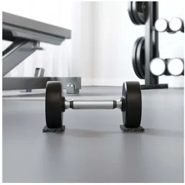 vidaXL Gummiwalze Schwarz 200 x 5 x 0,8 cm