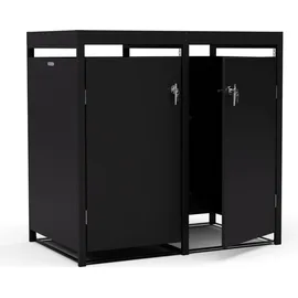 Blumfeldt Mülltonnenbox 60/120/240L schwarz