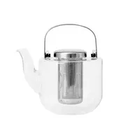 Viva Teekanne Björn Glas/Edelstahl 650ml 15x10,5cm,