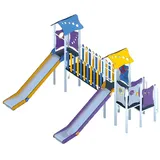 JV Möbel Spielturm Spielzone Mehrfarbig