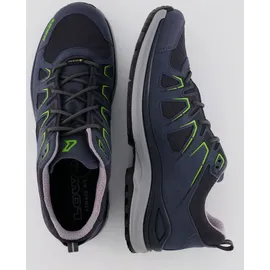 Lowa Innox Evo GTX LO Herren stahlblau/limone 44.5