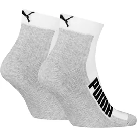 Puma »PUMA UNISEX BWT CUSHIONED QUARTER 2P« 2 Paar, Zweifarbig, Rippenbündchen
