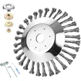 Deedlite Profitrim Der Unzerstörbare Rasentrimmer, Profi Trim Garten für Rasenkantenschneider, Profi Unkrautbürste für Perfekte Errgebnisse mit Einem Festen 7-teiliges Set (8 Zoll, Durchmesser 20cm)