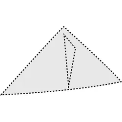 Kinderdrachen Delta Bausatz zum Basteln (DIY) - flugfertig inkl. Schnur 150 CM