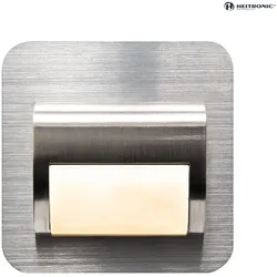 HEITRONIC LED Einbauleuchte VALENCE für Wände und Möbel, IP20, 2W 3000K 25lm, IP20, Aluminium, ohne Sensor HEI-500585