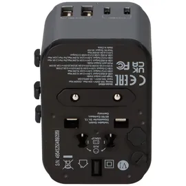 Verbatim Ladeadapter, Universal Travel, UTA-03, schwarz