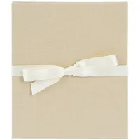 Goldbuch Leporello Linum schwarze Seiten für 10 Fotos 13x18 beige