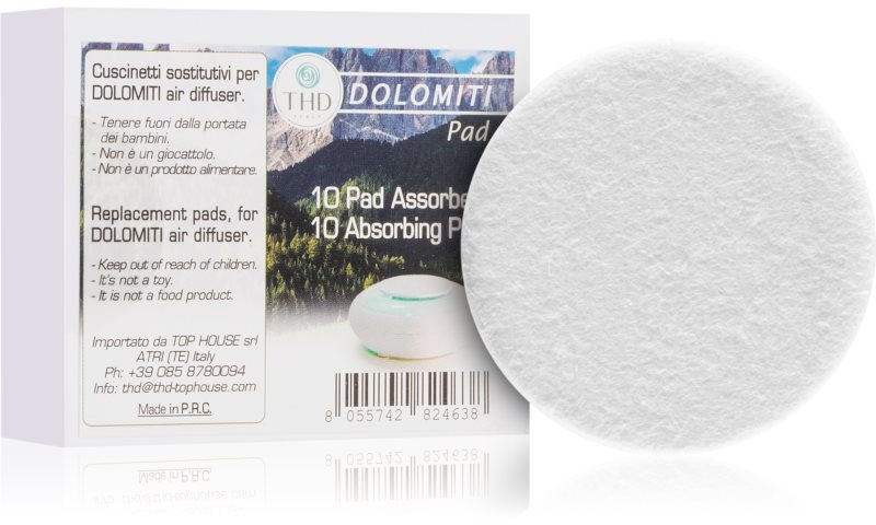 THD Dolomiti Air Absorbing Pads Füllung für elektrischen Diffusor Dolomiti Air Portable