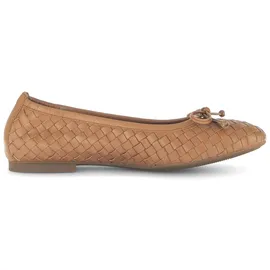 Gabor Ballerina GABOR "Eleganter Ballerina", Damen, Gr. 37,5, braun, Schuhe Ballerina
