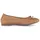 Gabor Ballerina GABOR "Eleganter Ballerina", Damen, Gr. 37,5, braun, Schuhe Ballerina