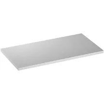 VIGOR Arbeitsplatte Edelstahl 1357 x 700 mm weiß