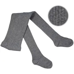 Baby Strumpfhose grau glatt 98-104
