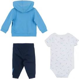 Nike Jungen Jdi TOSS 3PC FZ Set, Midnight Navy, 9 Monate - 9 Monate