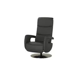 meinSofa Drehsessel  Franzi ¦ schwarz ¦ Maße (cm): B: 71 H: 110 T: 83