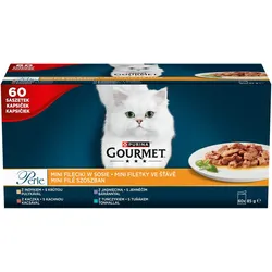 Purina Gourmet Perle Mini Filets in Sauce Katzenfutter 60x85g