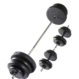 Verstellbares Hantelset - Hantelset - 30,5 kg schwarz 30kg